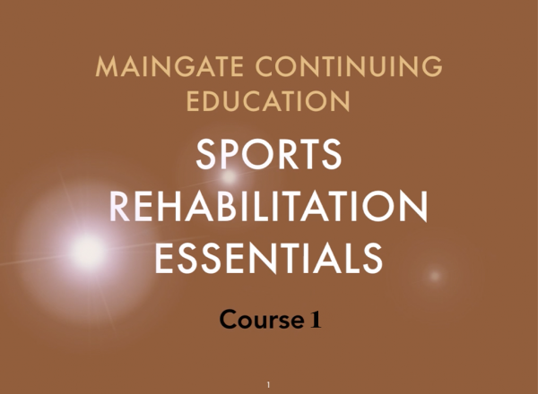 Sports Rehabilitation Essentials I