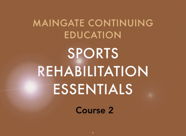 Sports Rehabilitation Essentials II